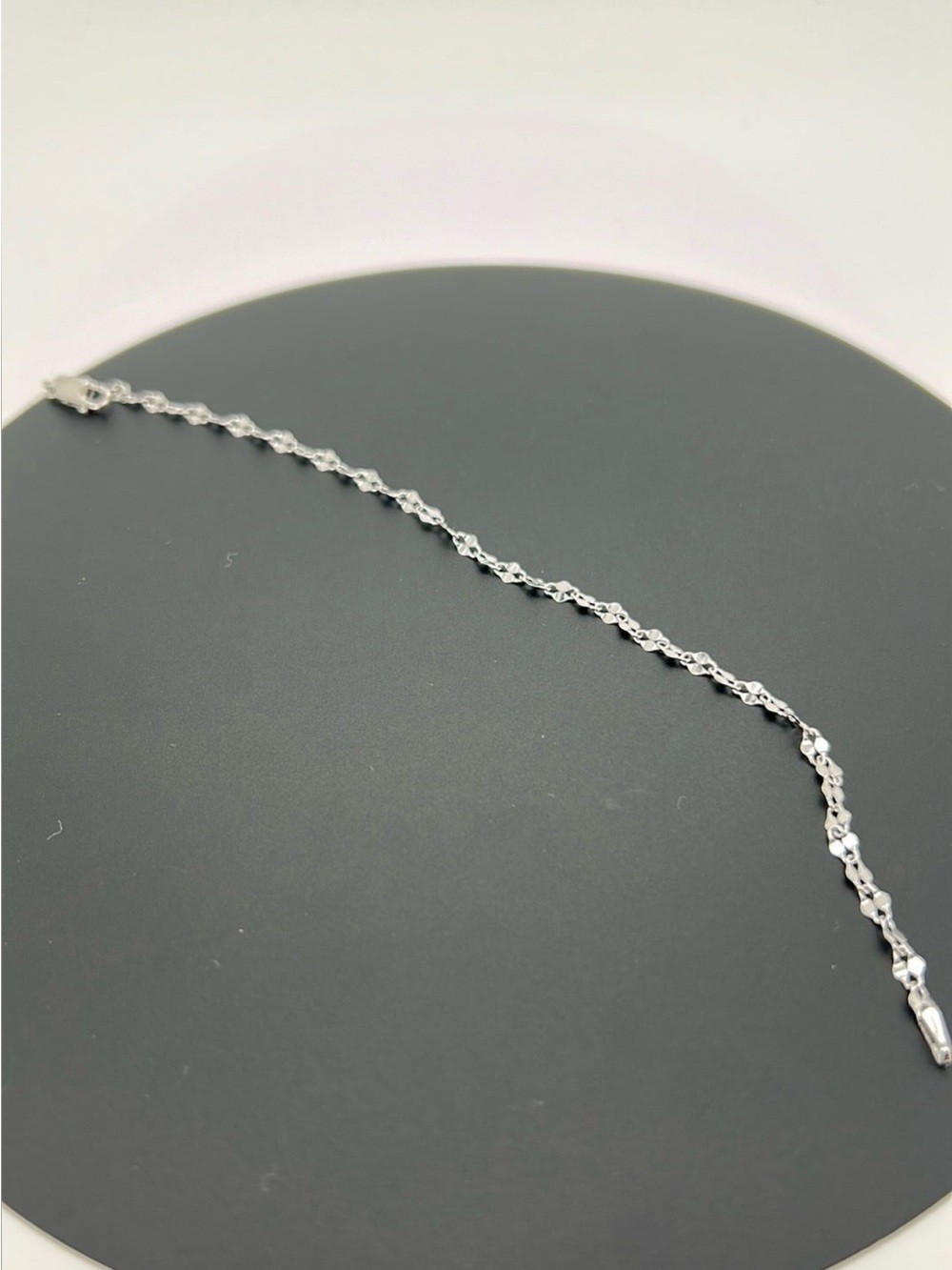 7-inch Singapore chain bracelet crafted from 925 sterling silver